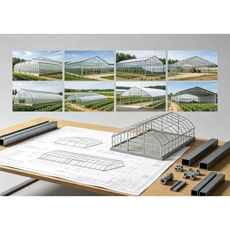 Estructura de acero agrícola