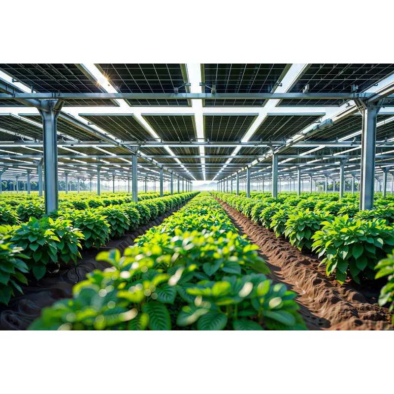 Sistema de invernadero solar agrivoltaico